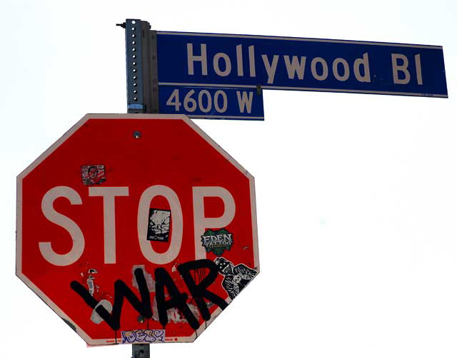 "Stop War" - Hollywood Boulevard