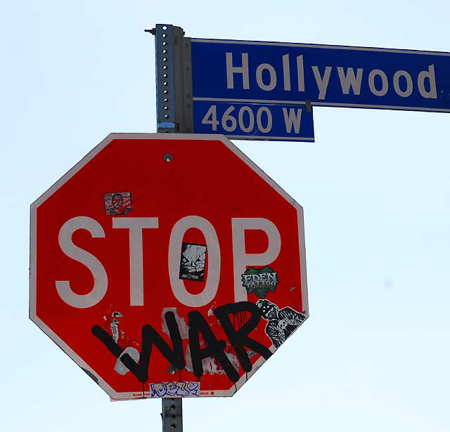 "Stop War" - Hollywood Boulevard