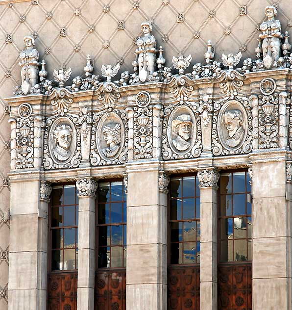 Summer afternoon light on the old El Capitan Theater on Hollywood Boulevard