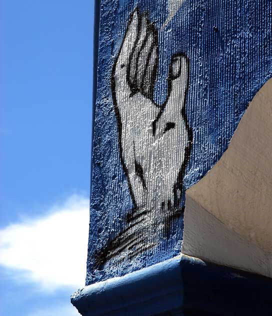 Blue Hand, Melrose Avenue