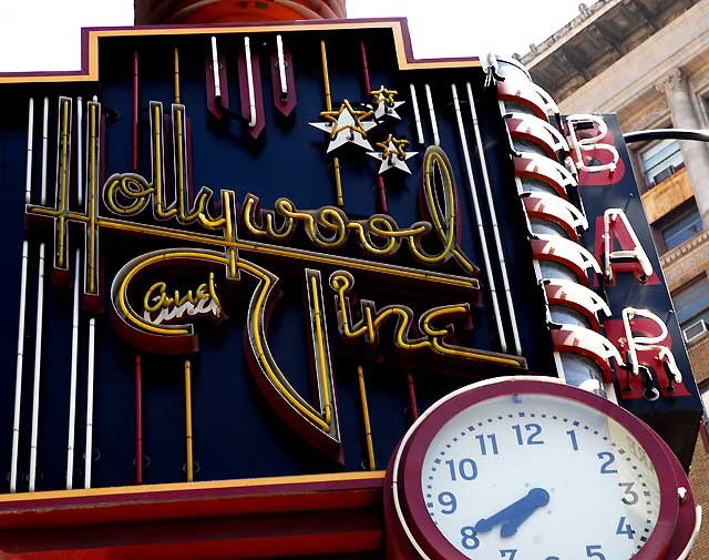 Hollywood and Vine Bar Clock