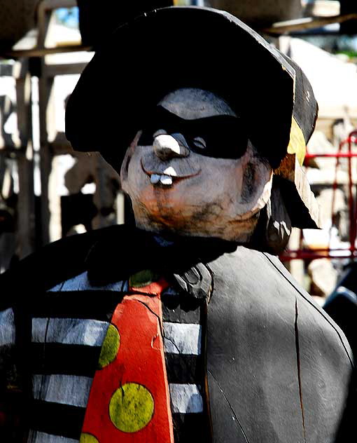 MacDonald's Hamburglar - display yard at Nick Metropolis La Brea and First, Los Angeles