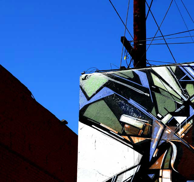 Mural behind the Vista Theater, Hollywood Boulevard at Sunset Boulevard, Los Feliz