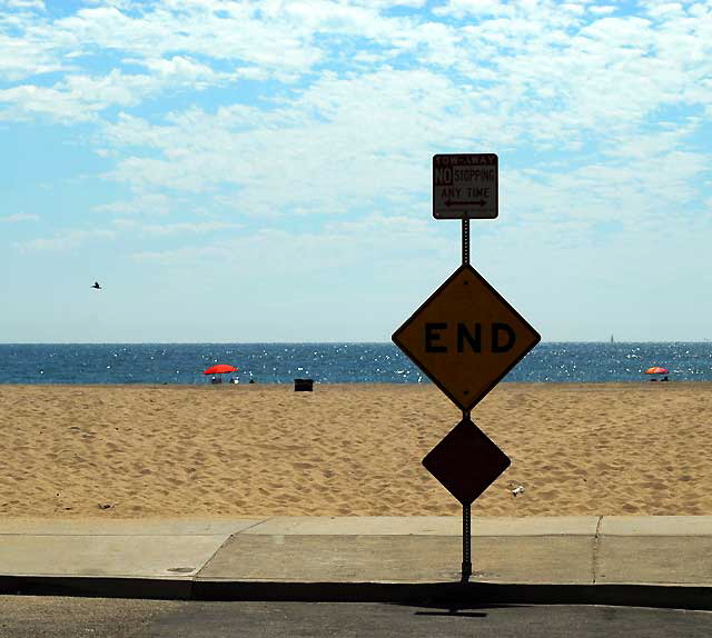 The west end of 64th Street, Playa Del Rey