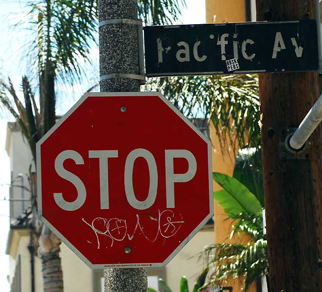 Stop Sign, Playa Del Rey