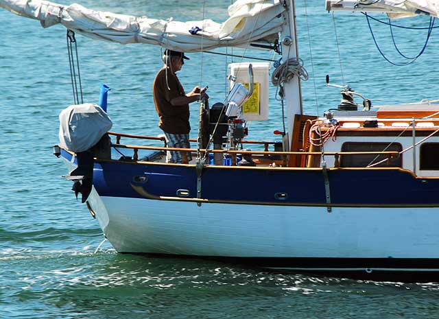 Activity in the mole at Marina Del Rey, Wednesday, August 18, 2010