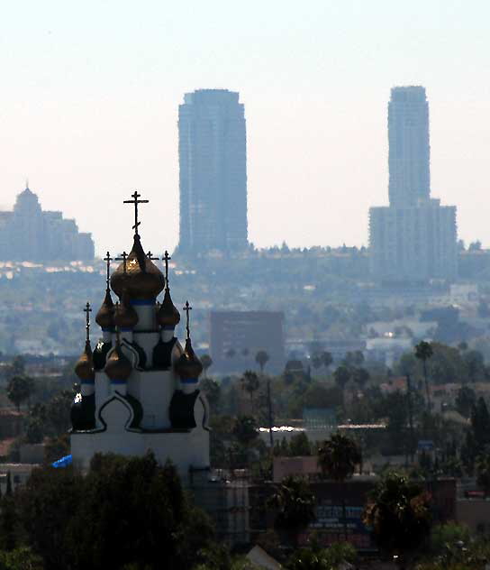 View from Hollyhock House, Hollywood 