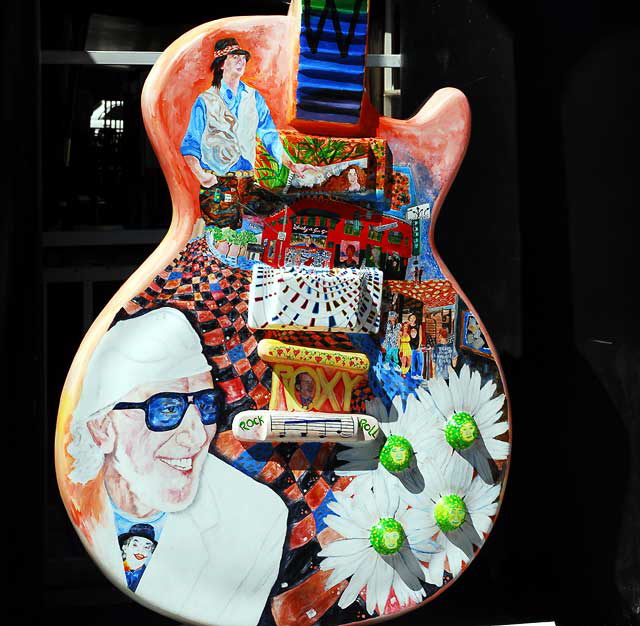 Art Guitar, GuitarTown public art project on the Sunset Strip, West Hollywood, August 2010 