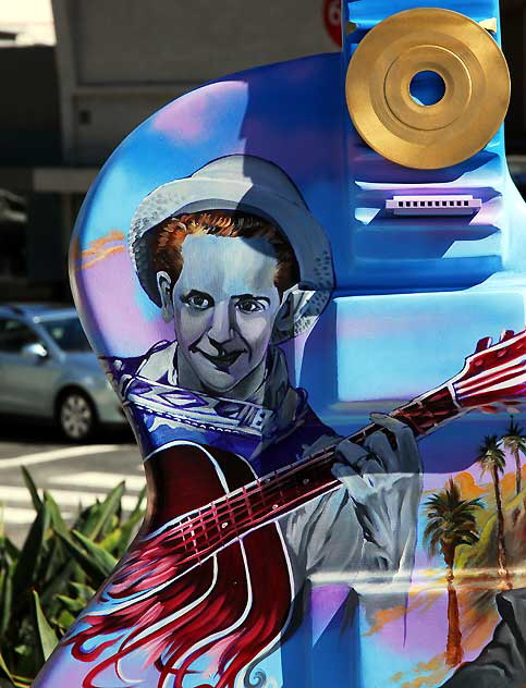 Art Guitar, GuitarTown public art project on the Sunset Strip, West Hollywood, August 2010 