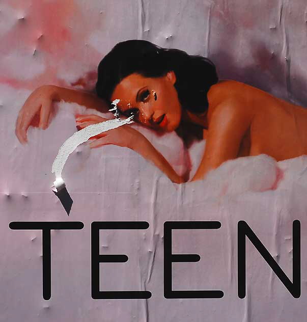 "Teenage Dream" poster, Hollywood Boulevard