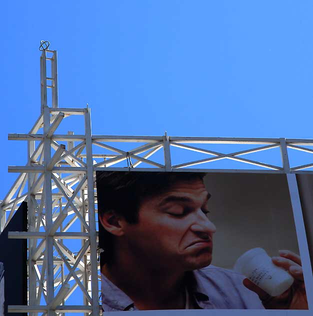 Matthew Perry billboard, Hollywood Boulevard