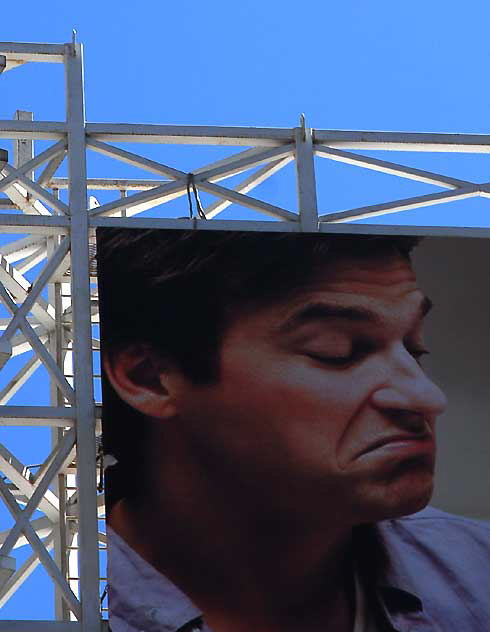 Matthew Perry billboard, Hollywood Boulevard