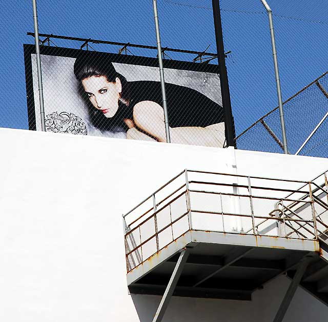 Nordstrom billboard at Hollywood and Vine, roof of the Ricardo Montalbn Theater