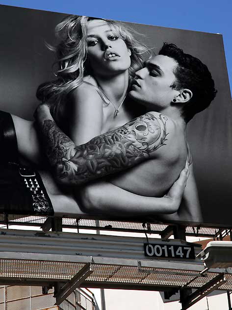 Hudson Jeans billboard at the Ricardo Montalbn Theater, Hollywood