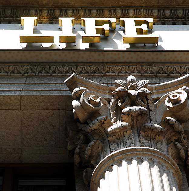 Scientology "Life Exhibit" sign, Hollywood Boulevard