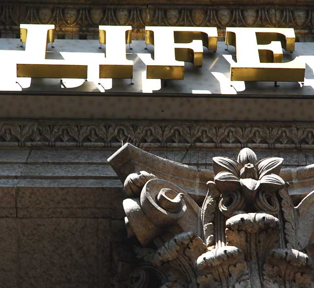 Scientology "Life Exhibit" sign, Hollywood Boulevard