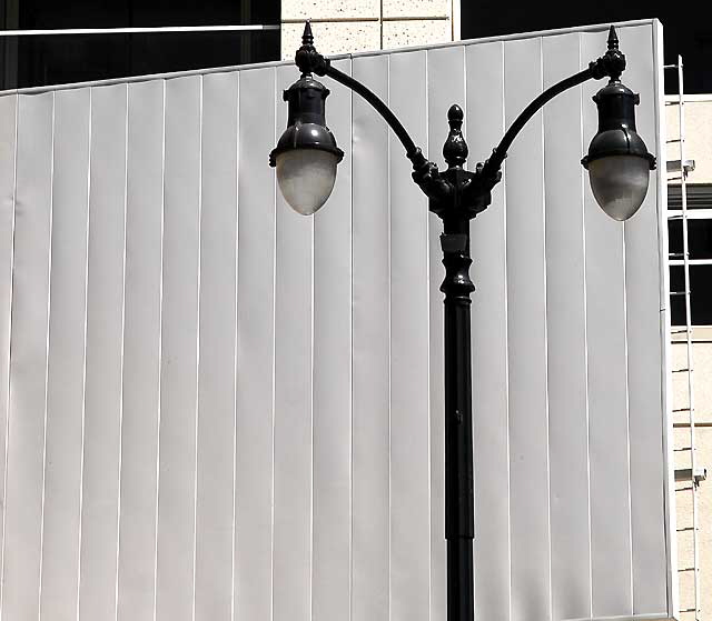 Hollywood Street Lamps, White Wall