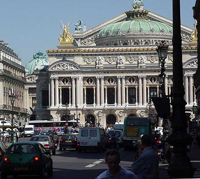 Palais Garnier, also known as the Opra de Paris or Opra Garnier, but more commonly as the Paris Opra - June 2000 