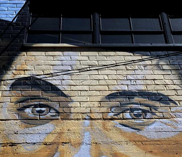 Mural in the alley behind the Stella Adler Theater, Hollywood