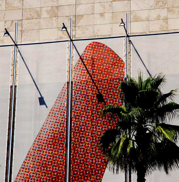 Scrim at the Los Angeles County Museum of Art, 5905 Wilshire Boulevard