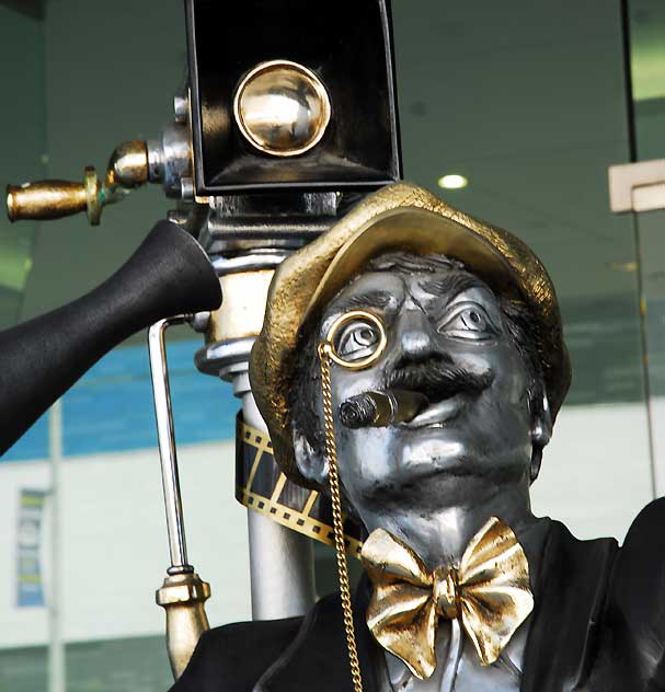 "Going for Gold" by the Israeli sculptor Frank Meisler, Luckman Plaza, Sunset Strip