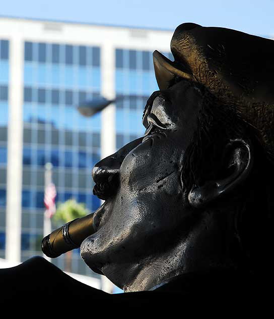 "Going for Gold" by the Israeli sculptor Frank Meisler, Luckman Plaza, Sunset Strip