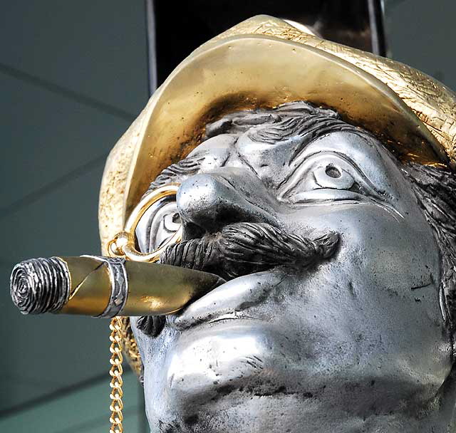 "Going for Gold" by the Israeli sculptor Frank Meisler, Luckman Plaza, Sunset Strip