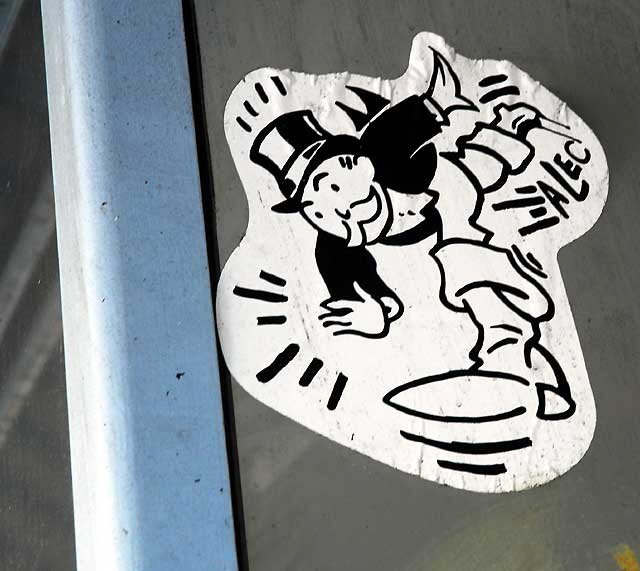 "Alex" rich man sticker