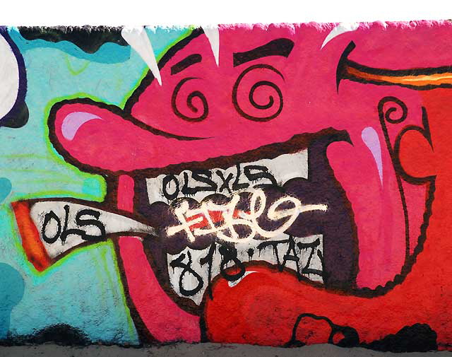 Face - Graffiti Wall at Venice Beach