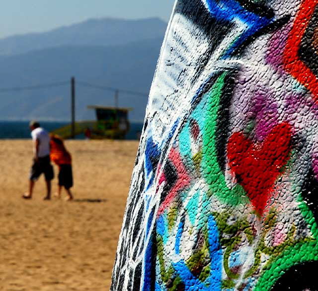 Heart - Graffiti Wall at Venice Beach