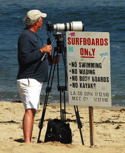 Photographer, Surfrider Beach, Malibu