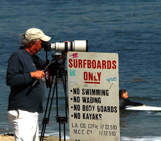 Photographer, Surfrider Beach, Malibu