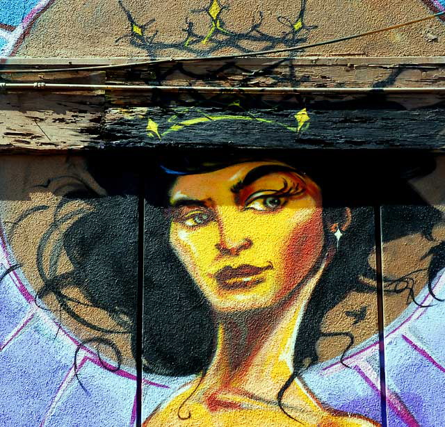 Mural Face, 17th and Pacific, Venice Beach