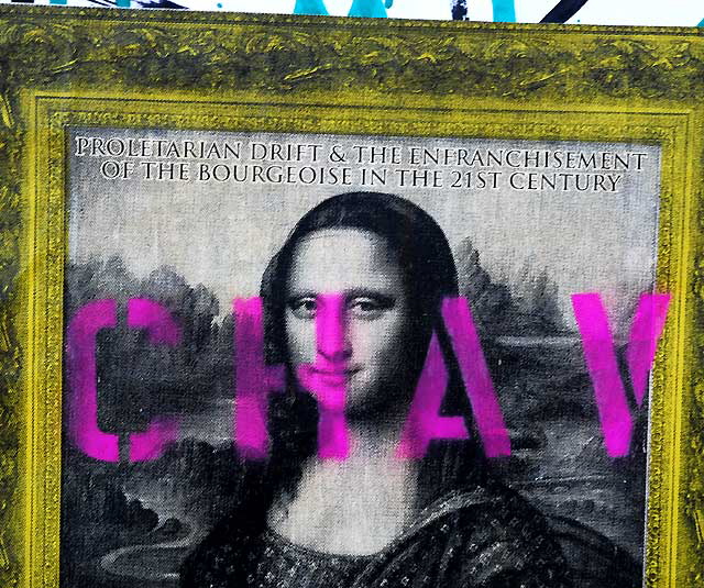 Mona Lisa Political Poster - Proletarian Drift 