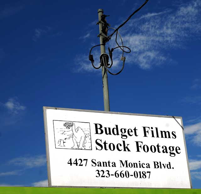 Budget Films Stock Footage, Santa Monica Boulevard at North Commonwealth Avenue