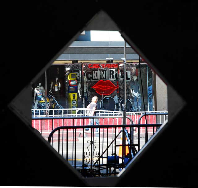 Setting up for the premiere of the movie "Secretariat" at the El Capitan Theater on Hollywood Boulevard, Thursday, September 30, 2010