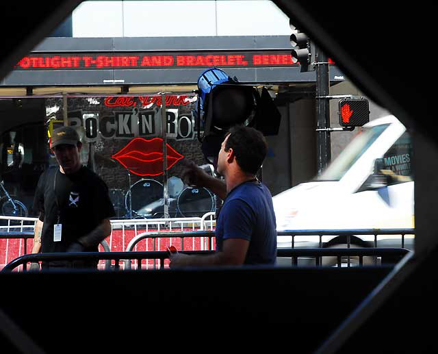 Setting up for the premiere of the movie "Secretariat" at the El Capitan Theater on Hollywood Boulevard, Thursday, September 30, 2010