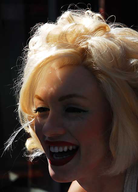Wax likeness of Marilyn Monroe at Madam Tussaud's Wax Museum, Hollywood Boulevard