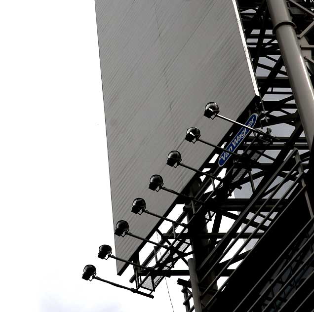 Blank billboard, Vine Street, Hollywood