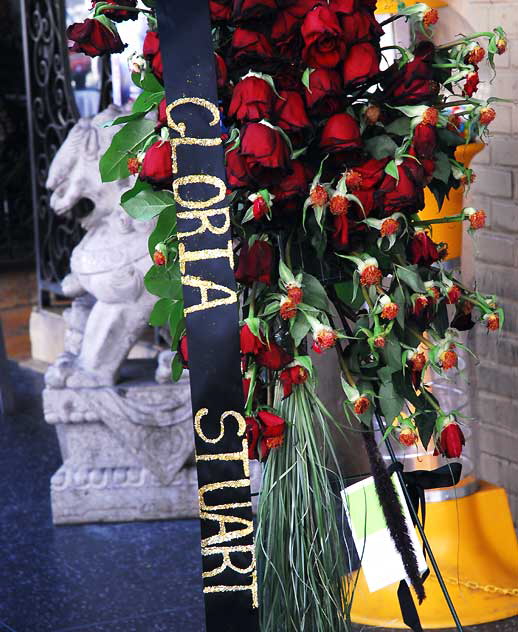 Roses for Gloria Stuart, Hollywood Boulevard, Tuesday, September 28, 2010