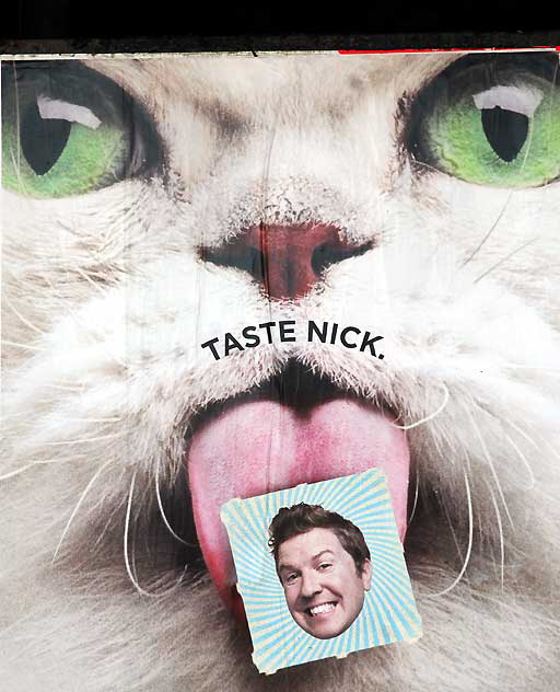 Comedy Central "Cat" poster, Hollywood Boulevard