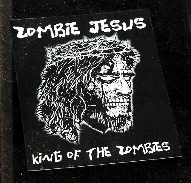 Zombie Jesus sticker, Hollywood Boulevard