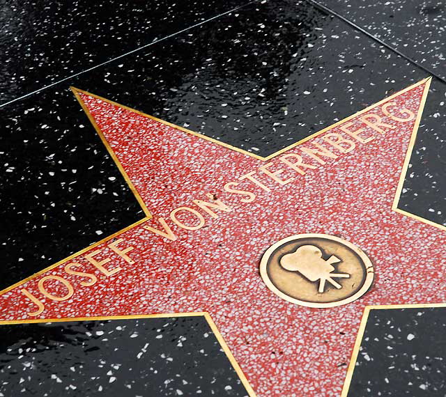 Star on the Hollywood Walk of Fame, Josef Von Sternberg