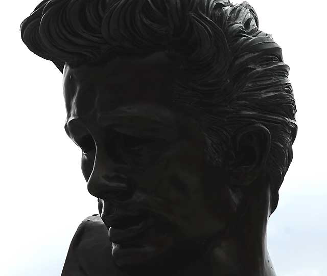 Bust of James Dean at Griffith Park Observatory, Kenneth Kendall (1958)