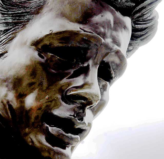 Bust of James Dean at Griffith Park Observatory, Kenneth Kendall (1958)