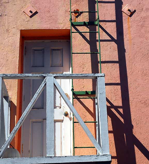 Wooden Balcony and Stairs, Speedway at Dudley, Venice Beach 