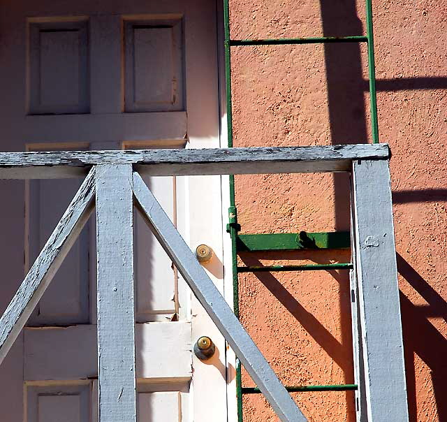 Wooden Balcony and Stairs, Speedway at Dudley, Venice Beach 