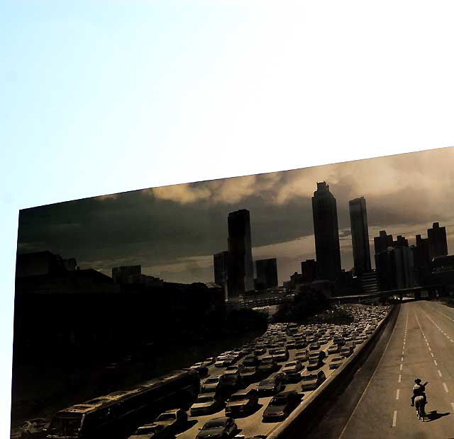 Billboard for AMC series "Dead Walking" - Highland Avenue, Hollywood
