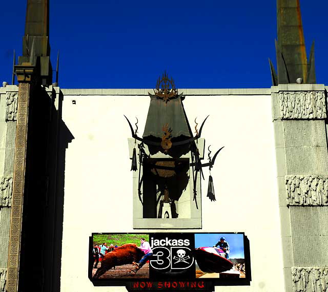 "Jackass 3-D" at the Chinese Theater on Hollywood Boulevard, Wednesday, October 13, 2010