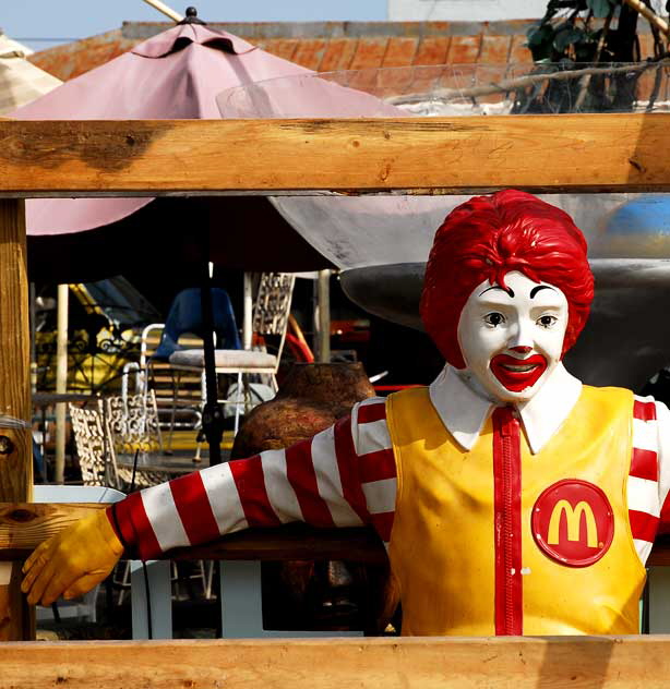 Ronald McDonald - Nick Metropolis Studio Props, LA Brea at First, just south of Hollywood